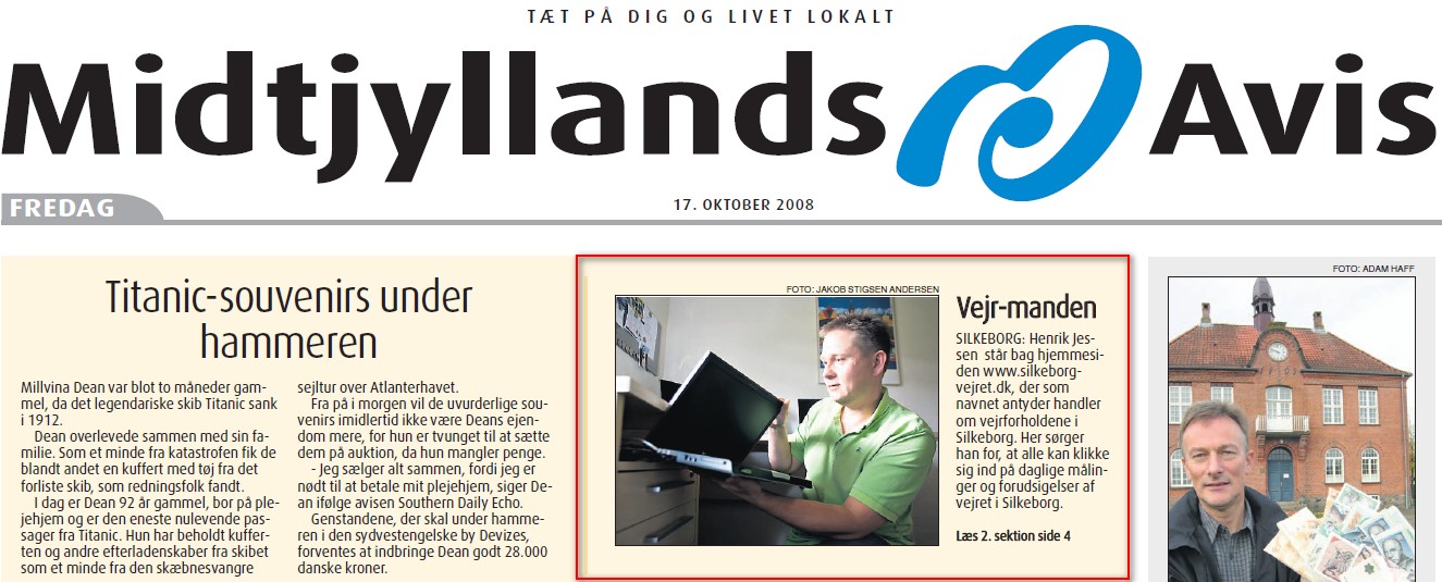 Midtjyllands Avis, 17. oktober 2008