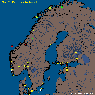 Nordic Weather Network from 20. August 2008