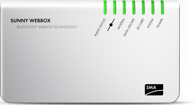 SMA Webbox datalogger