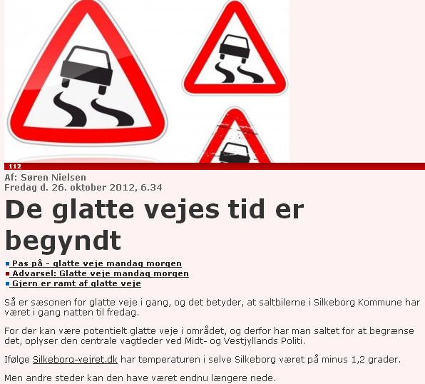 Artikel i Midtjyllands Avis